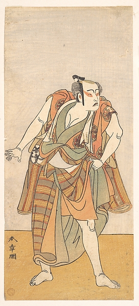 Katsukawa Shunshō　勝川春章, The First Bando Mitsugoro as an Unarmed Man