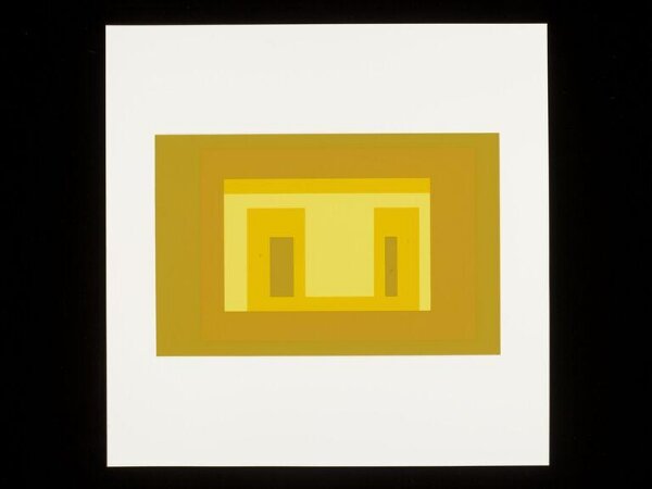 josef albers, Variant I from the suite of ten plates  'Ten Variants'