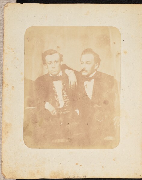 Jakob Höflinger, [Portrait of two young men]
