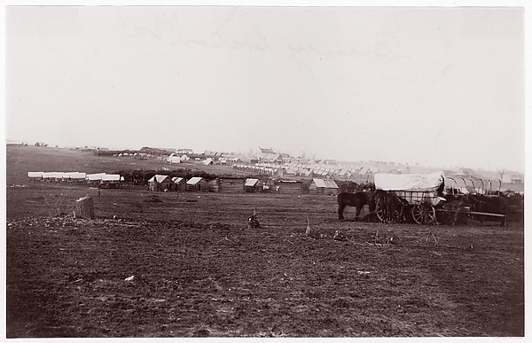 Timothy H. O'Sullivan, [Winter Quarters of Army of the Potomac, Near Brandy Station, Virginia]