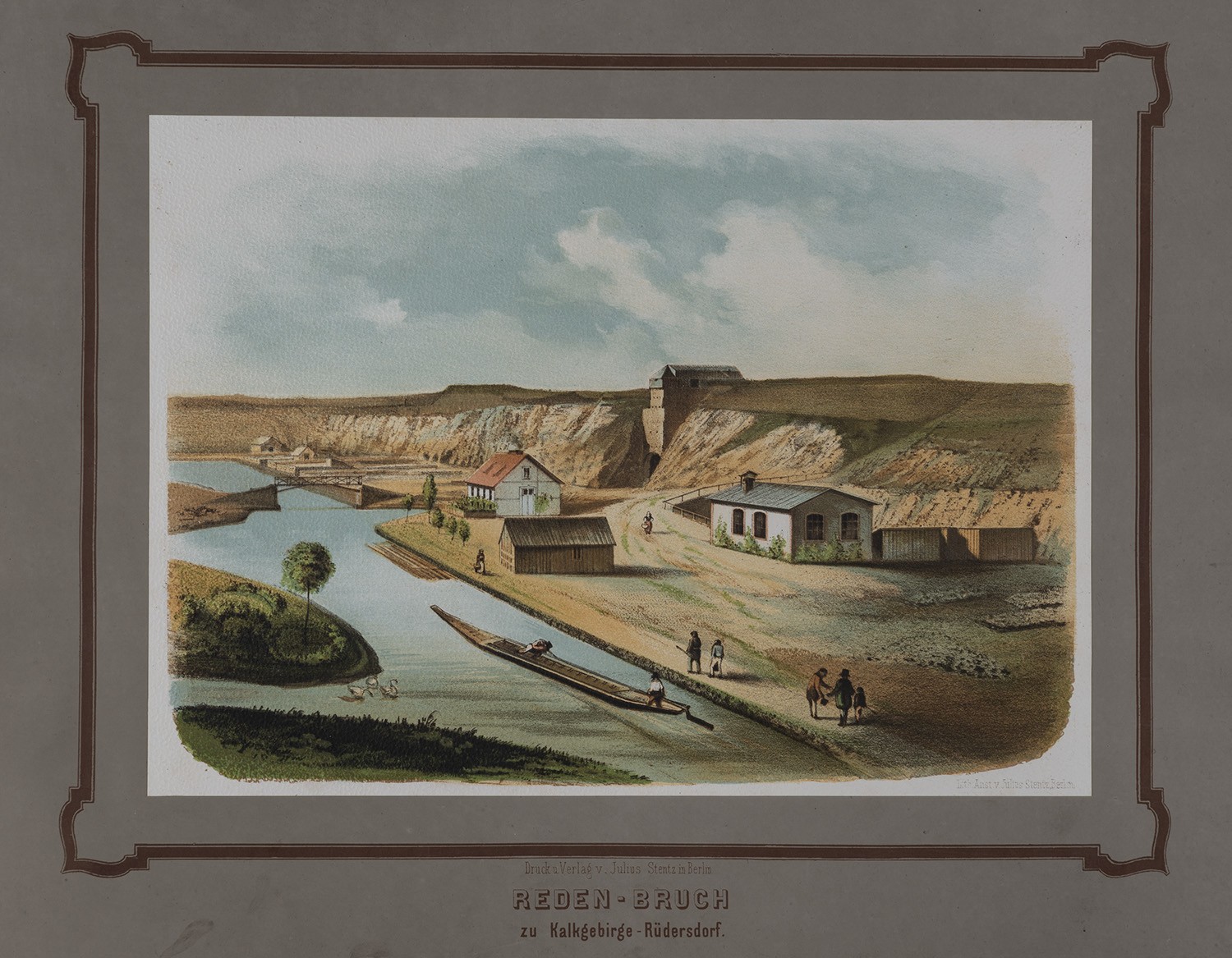 Julius Stentz, Rüdersdorf (Kr. Niederbarnim): Reden-Bruch (Rüdersdorfer Album, Tafel 4)