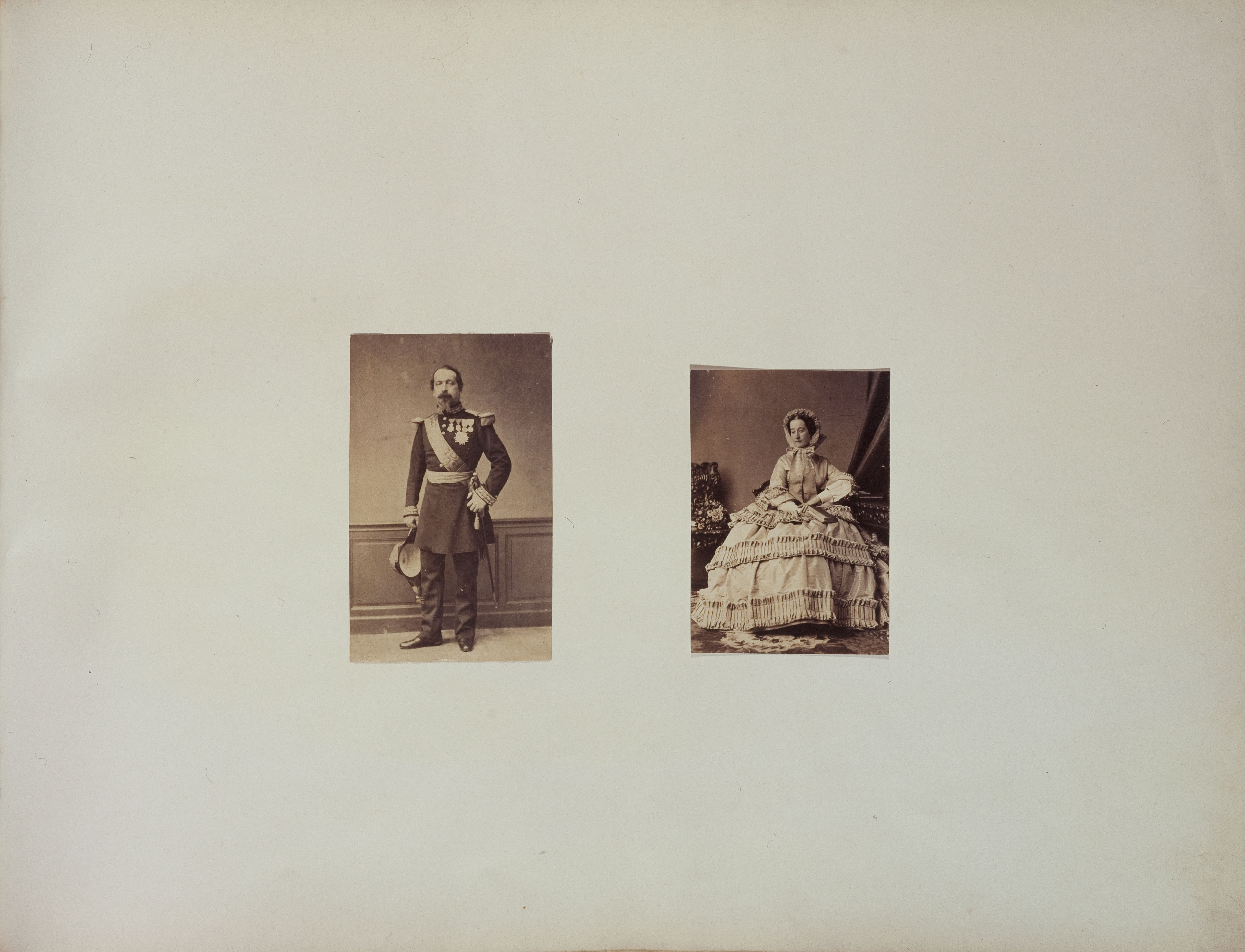 Anonyme, Napoléon III et Eugénie de Montijo