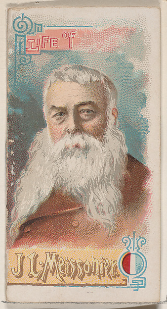 W. Duke, Sons & Co., Life of Jean Louis Meissonier, from the Histories of Poor Boys and Famous People series of booklets (N79) for Duke brand cigarettes