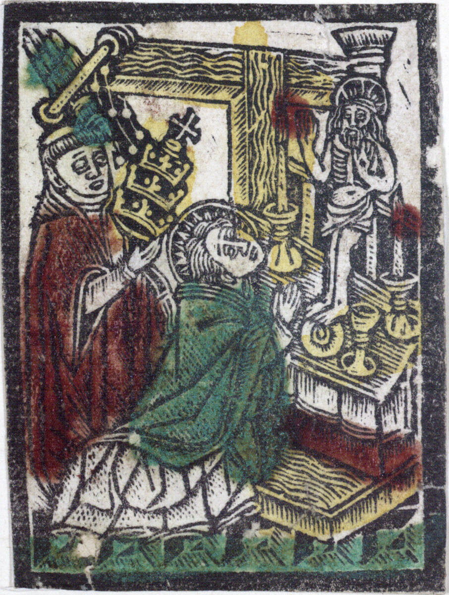 Anonym, Die Messe des heiligen Gregor