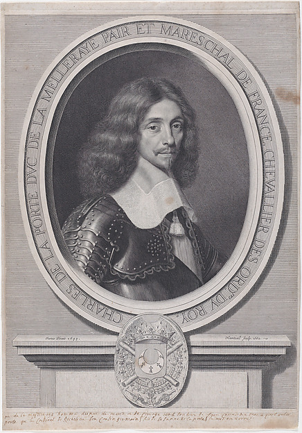 Robert Nanteuil, Portrait of Charles de la Porte Duc de la Melleraye
