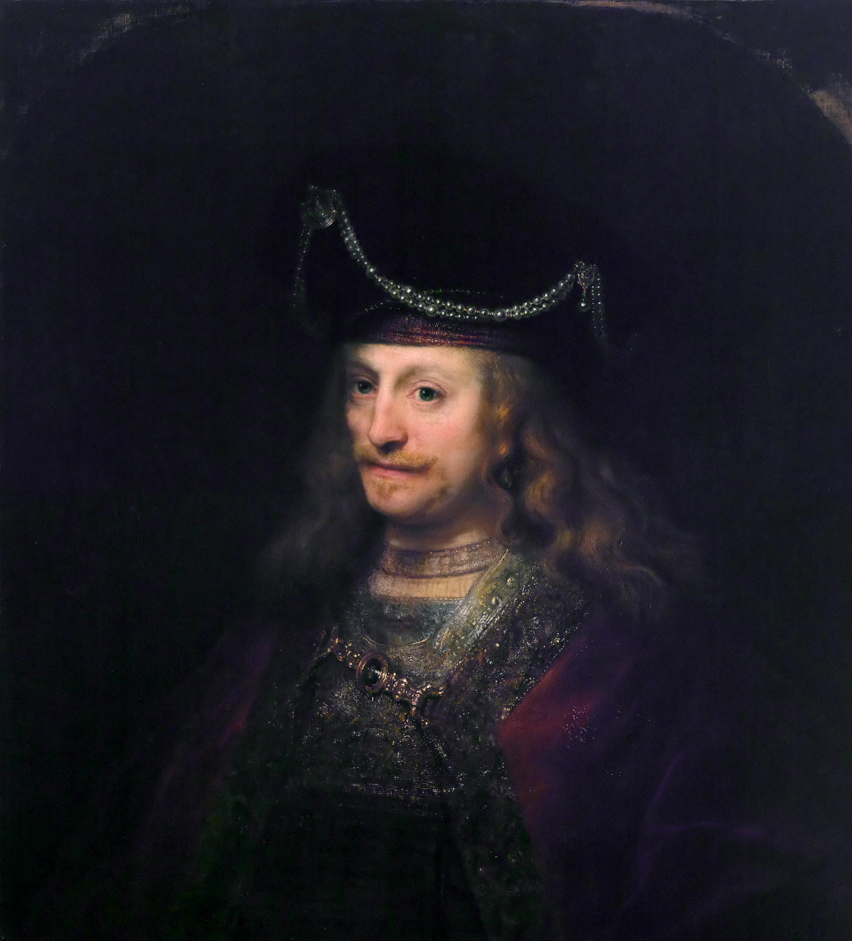 Ferdinand Bol, Portrait of a Man in a High Beret