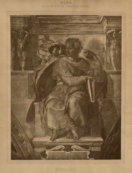 Adolphe Braun, Rome - Palais du Vatican - Chapelle Sixtine, Michel-Ange