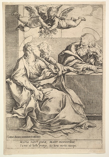 Guido Reni, The Holy Family with Two Angels