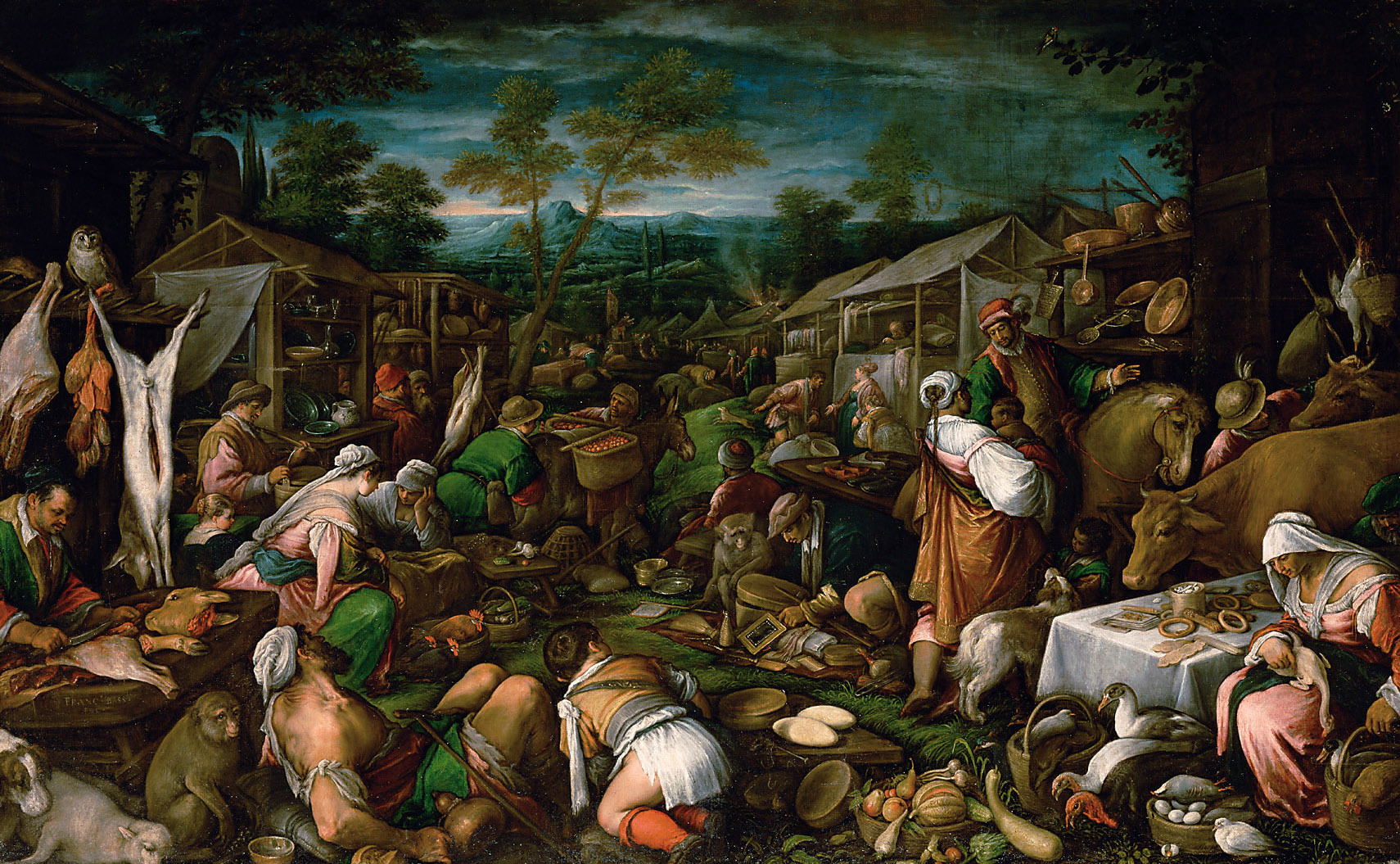 Francesco Bassano the Younger, Jahrmarkt