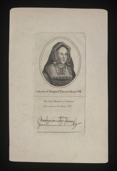 Unknown, Catherine of Arragon. 1st Queen to Henry VIII