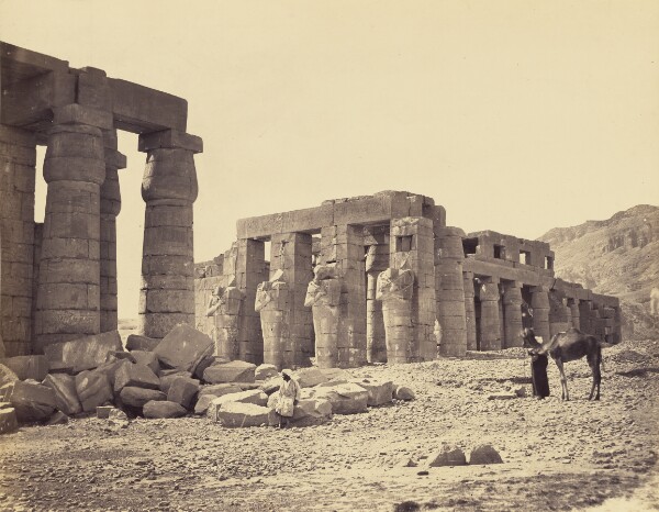 Francis Frith, The Ramesseum of El-Kurneh. Thebes. Second view