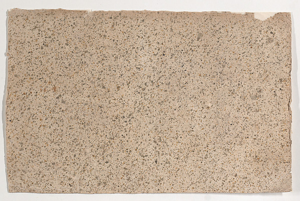 Anonymous, Sheet with an overall brown speckle pattern