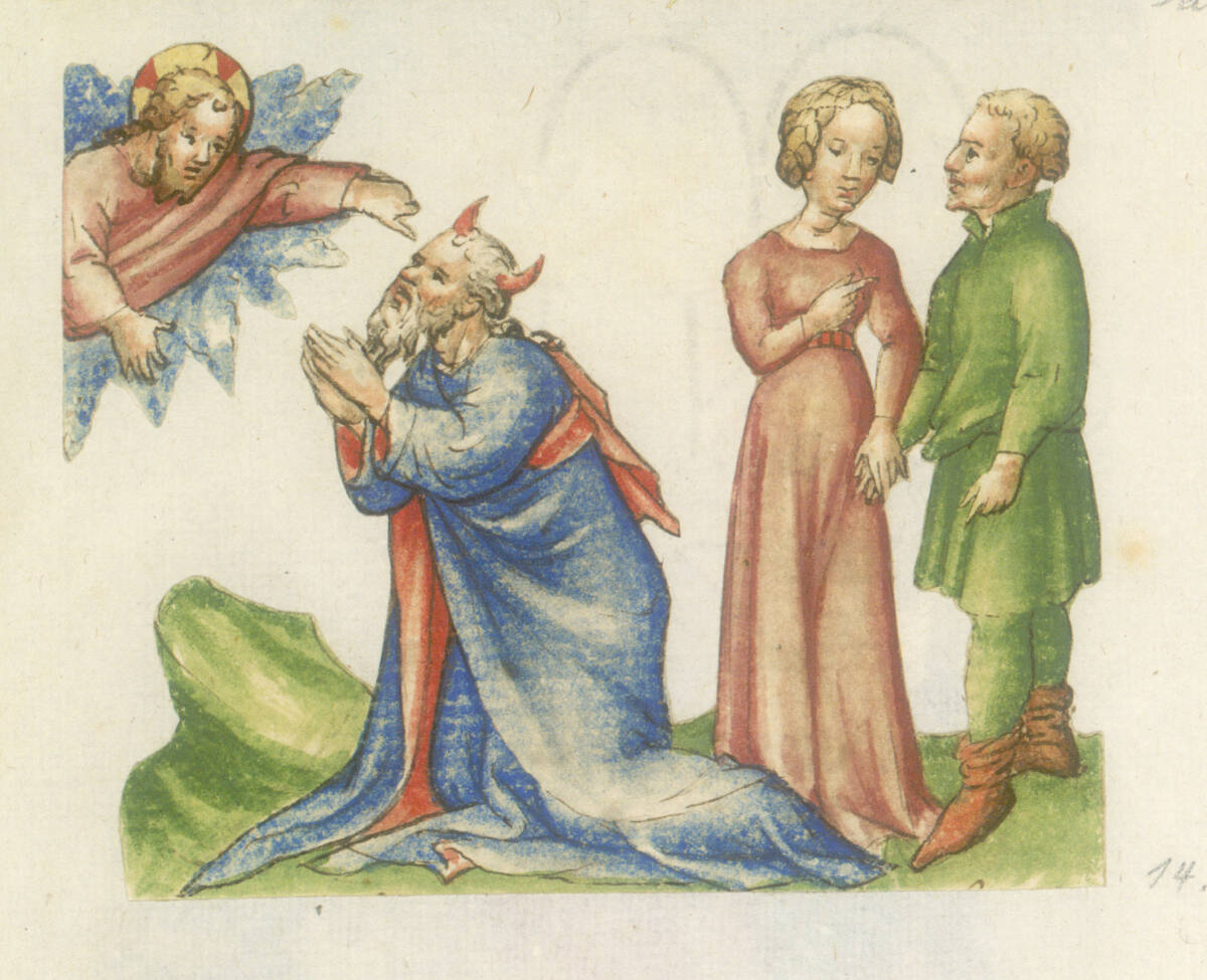 Anonym, Gott erscheint Moses