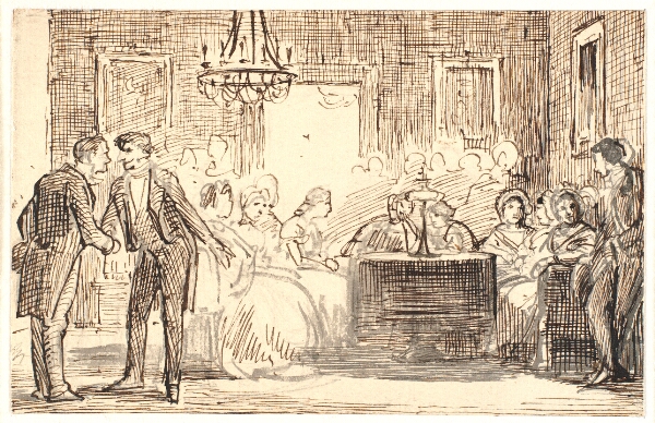 Wilhelm Marstrand, Københavnsk selskabsscene