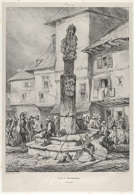 Eugène Isabey, Cross of Chaudesaigues