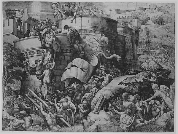 Georg Pencz, The Capture of Carthagena by Scipio and His Troops