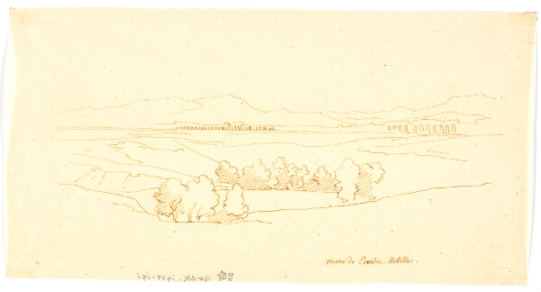 Martinus Rørbye, Vicino di Cicilia Metella