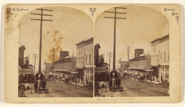 William Henry Jackson, Main Street, Leadville.