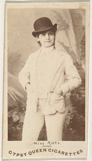 Goodwin & Company, Miss Rats, from the Actors and Actresses series (N171) for Gypsy Queen Cigarettes