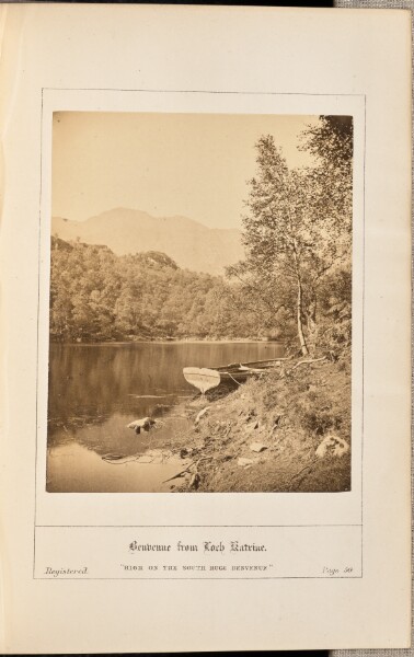 George Washington Wilson, Benvenue from Loch Katrine