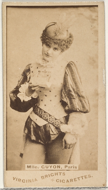Allen & Ginter, Mlle. Guyon, Paris, from the Actors and Actresses series (N45, Type 1) for Virginia Brights Cigarettes