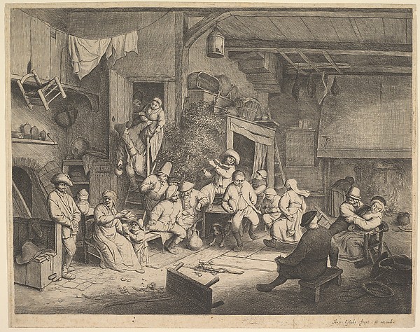 Adriaen van Ostade, The Dance at the Inn