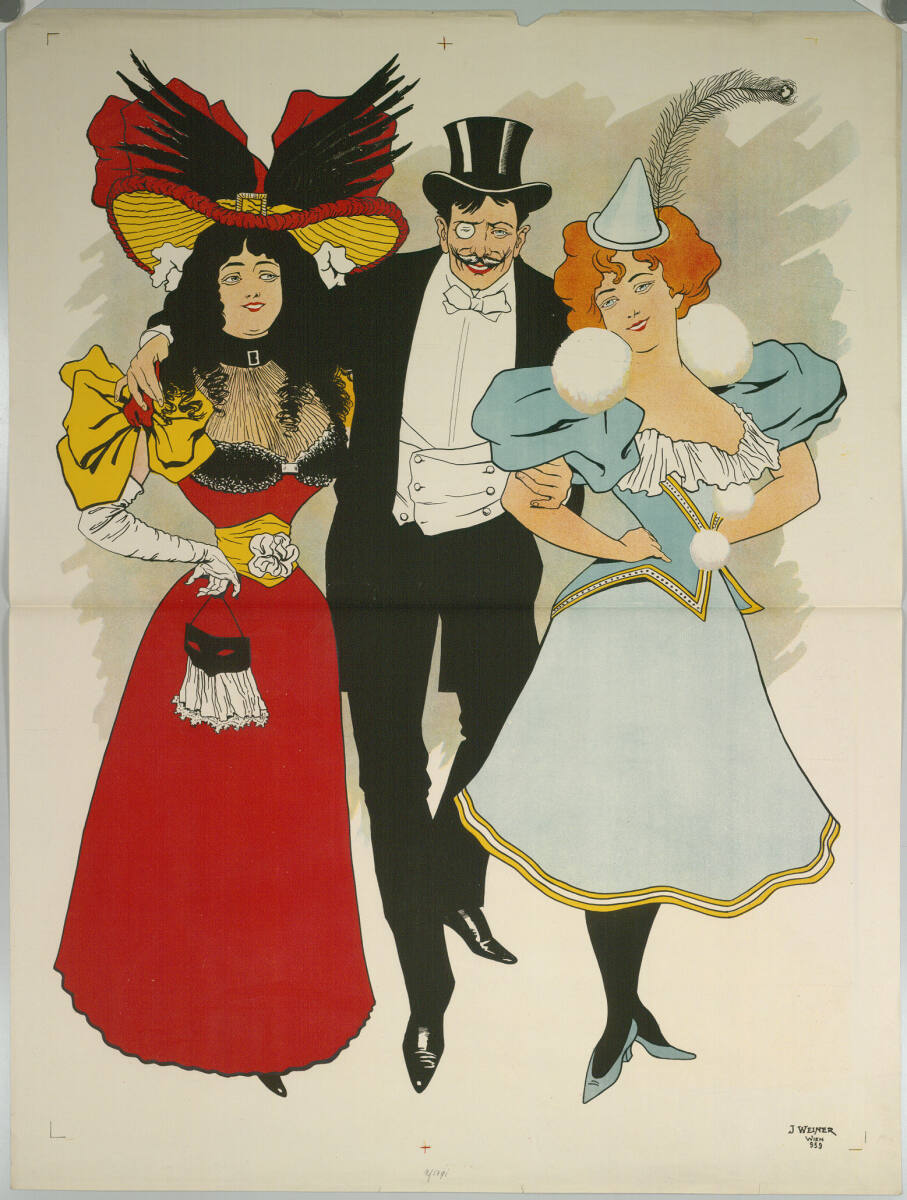 Anonym, Plakat für einen Ball