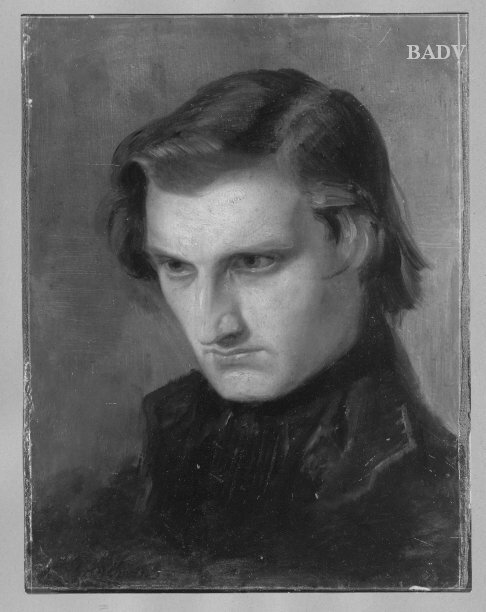 Moritz von Schwind, portrait of a young man