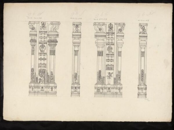 Unknown, Architectural drawing of Tirumala Nayak at Madura,
