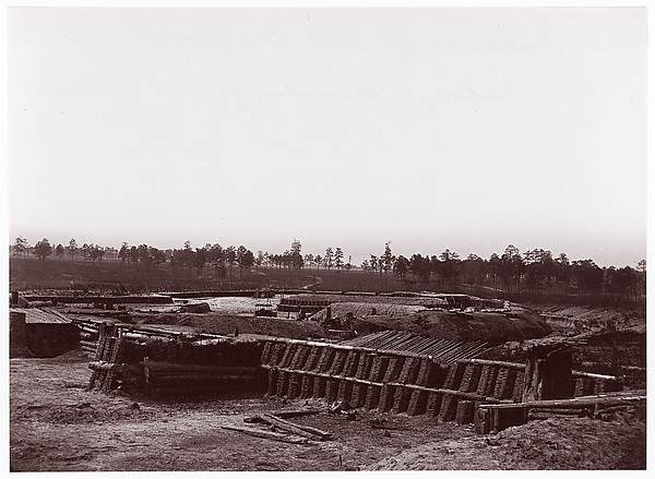 Timothy H. O'Sullivan, Interior of Fort Sedgwick, before Petersburg