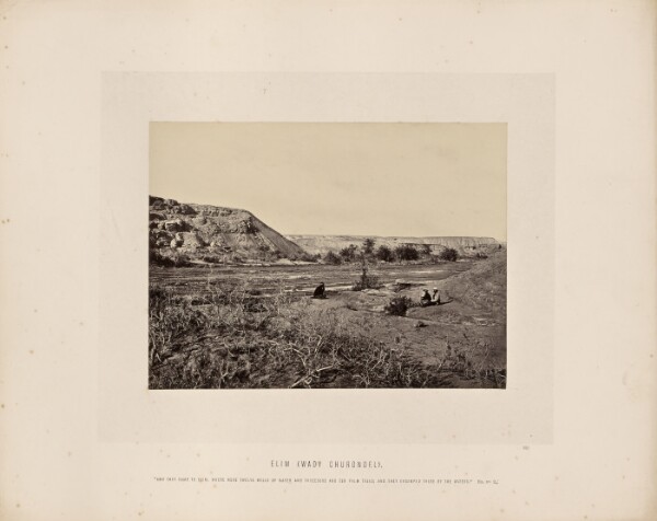 Francis Frith, Elim (Wady Churondel)
