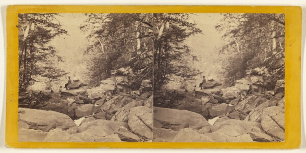 Edward and Henry T. Anthony & Co., The Glens of the Catskills. View from the top of the Five Cascades, looking down Haines George [sic].