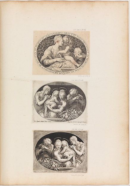 Aegidius Sadeler II, Madonna and Child with St. John