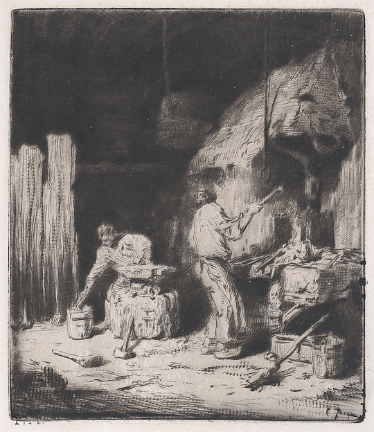 Charles Jacque, Forge