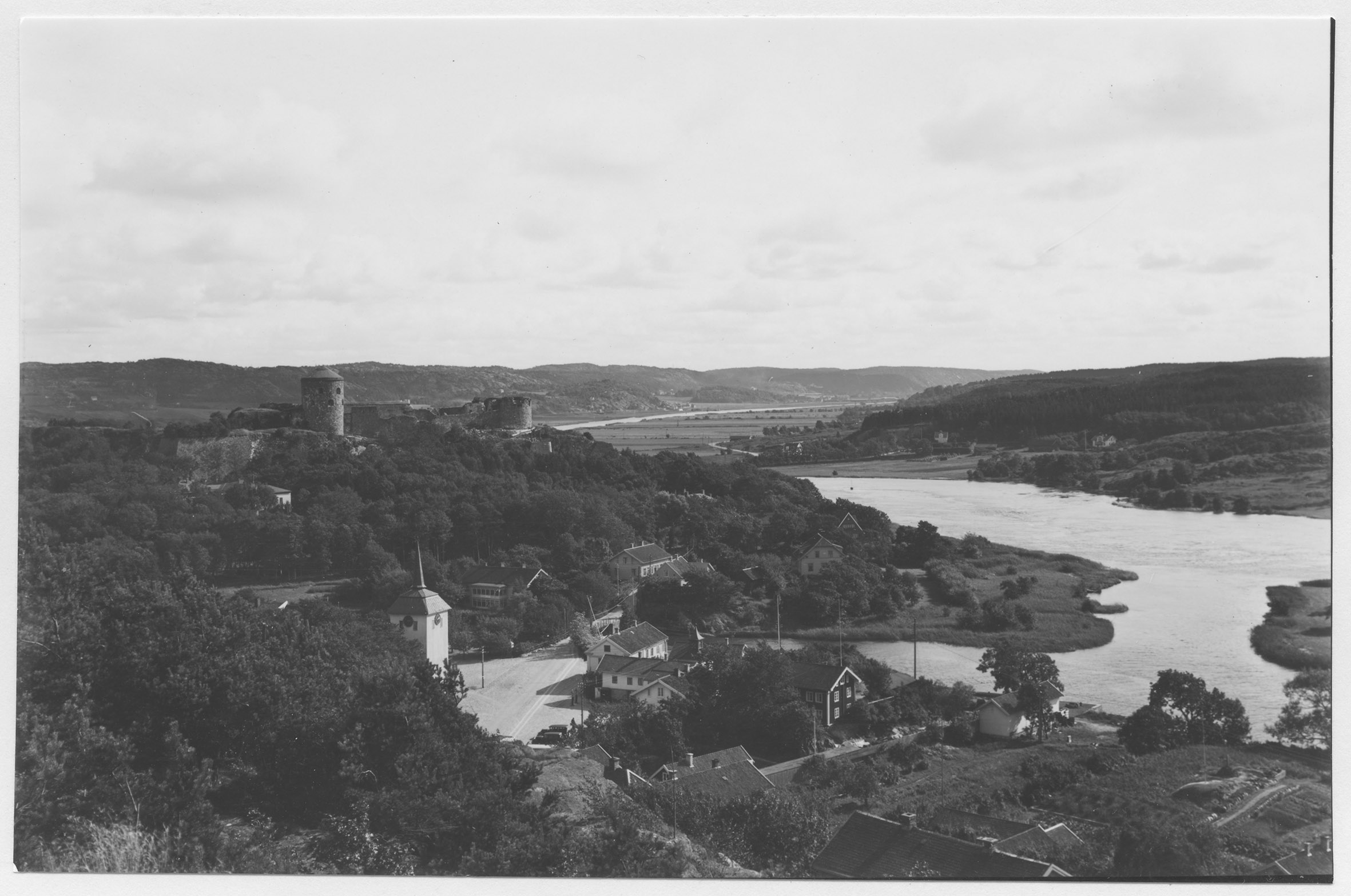 Mårten Sjöbeck, Kungälv, vy mot Göta älv