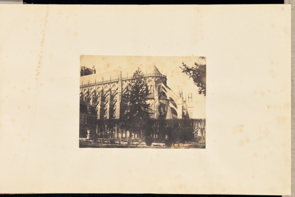 Louis-Alphonse Davanne, [Chevet of Bourges Cathedral]