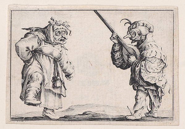 Jacques Callot, Les Danseurs Au Luth (The Dancers with a Lute), from Les Caprices Series A, The Florence Set