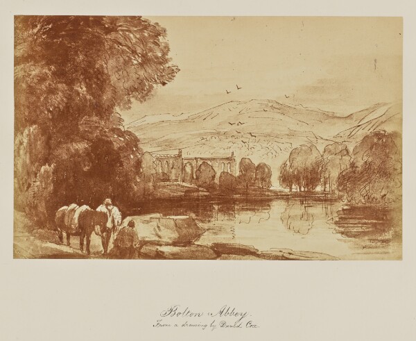 Unknown, Bolton Abbey. From a drawing by David Cox.