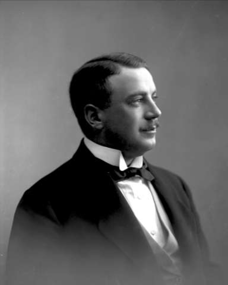 Gustav Borgen, Portrett, styrmann Jens Pedersen.