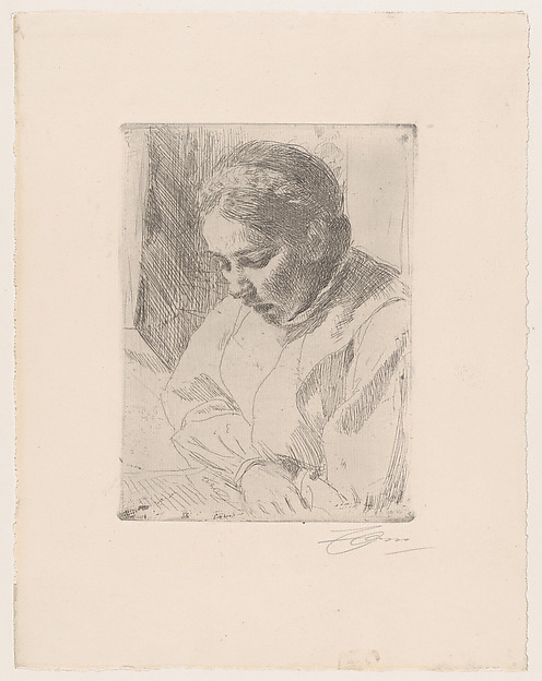 Anders Zorn, At Prayer