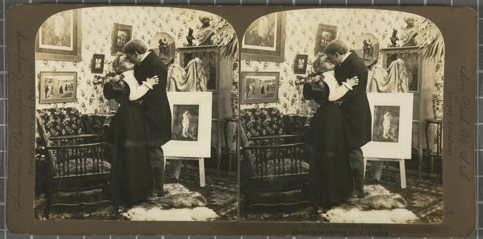 Desconegut, The Gallant Lover American Stereoscopic Company