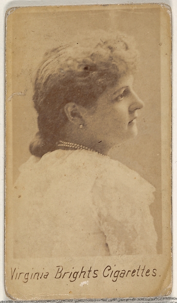 Allen & Ginter, From the Actors and Actresses series (N45, Type 5) for Virginia Brights Cigarettes