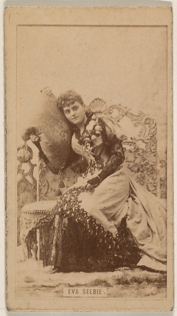 Kinney Brothers Tobacco Company, Eva Selbie, from the Actresses series (N245) issued by Kinney Brothers to promote Sweet Caporal Cigarettes