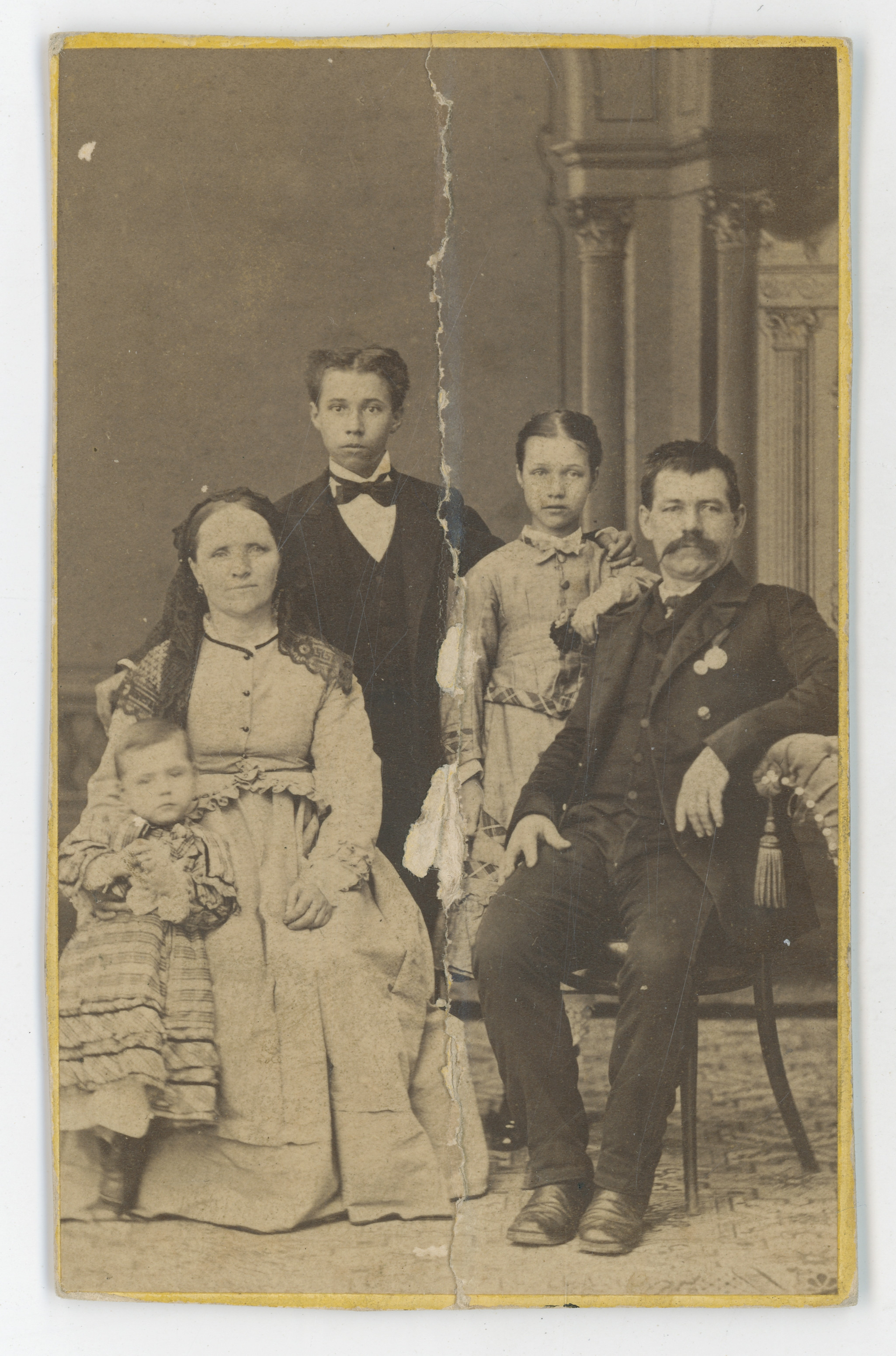Tomaso (1840-03-27––1910-01-17) Burato, Obitelj Schottkovsky