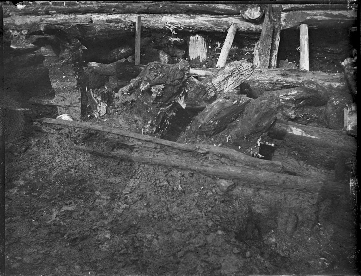Okänd,, Archaeological excavation, Studentholmen, Uppsala 1907