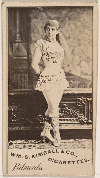 William S. Kimball & Company, Miss Pulmenta, from the Actresses series (N203) issued by Wm. S. Kimball & Co.
