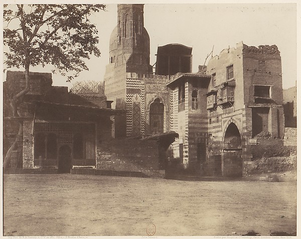 Félix Teynard, Boûlâk, Carrefour (Mosquée, Café, etc.)