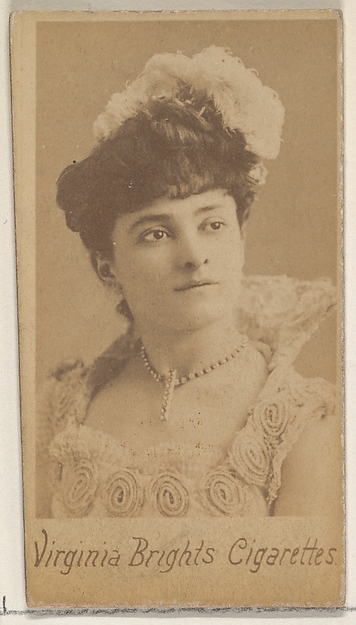 Allen & Ginter, From the Actors and Actresses series (N45, Type 5) for Virginia Brights Cigarettes