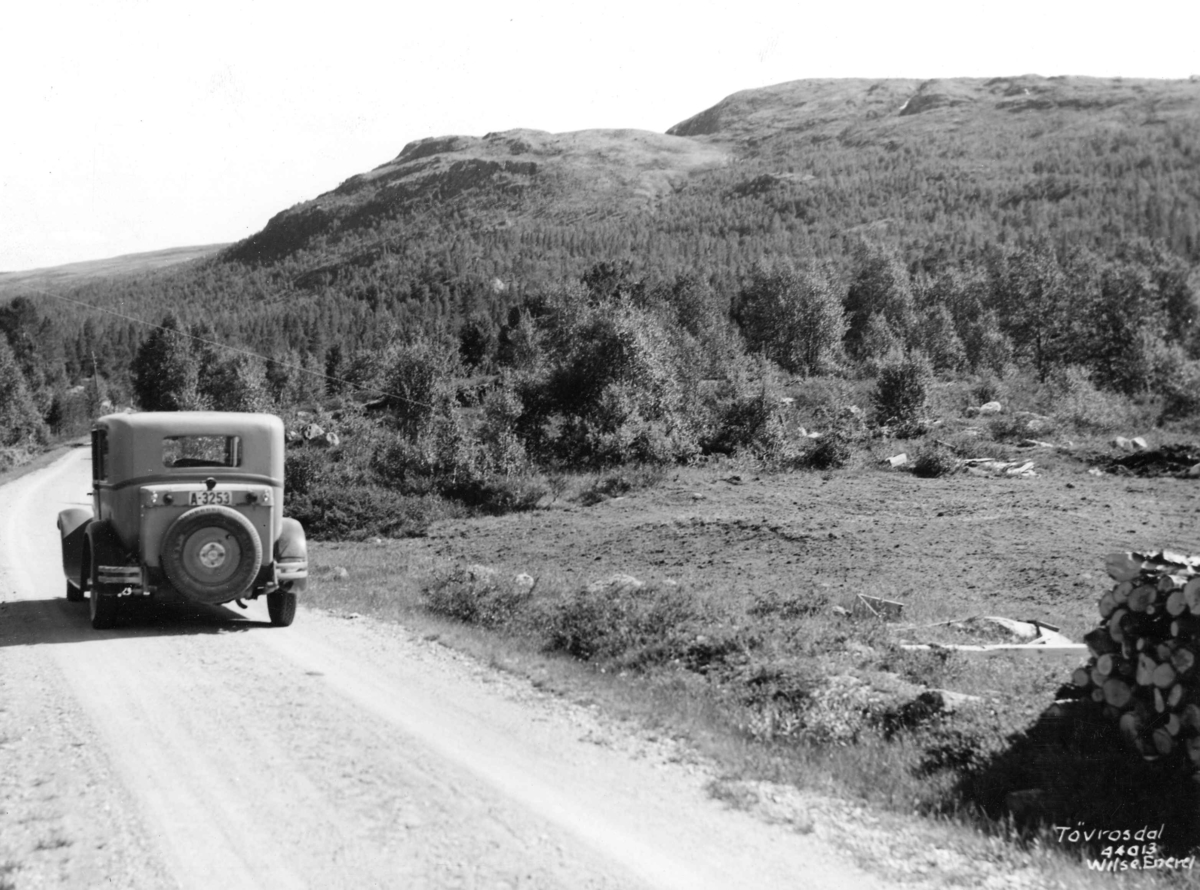 Anders Beer Wilse, Topografi