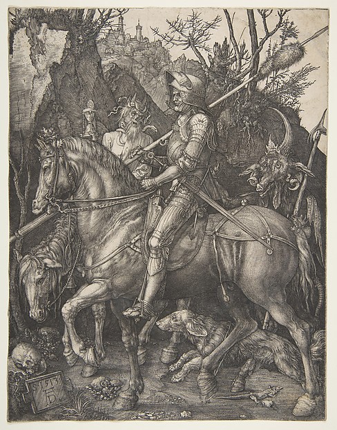 Albrecht Dürer, Knight, Death and the Devil